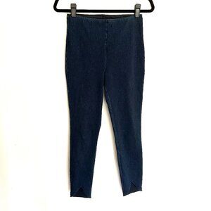 Lysse Mid-Rise Tummy Control Stretchy Jean Skinny Legging in Indigo, size Small